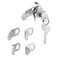 Prime-Line Mailbox Lock, 5 Cam, Nickel Finish, ILCO 1003M Keyway, Opens Counter S 4140